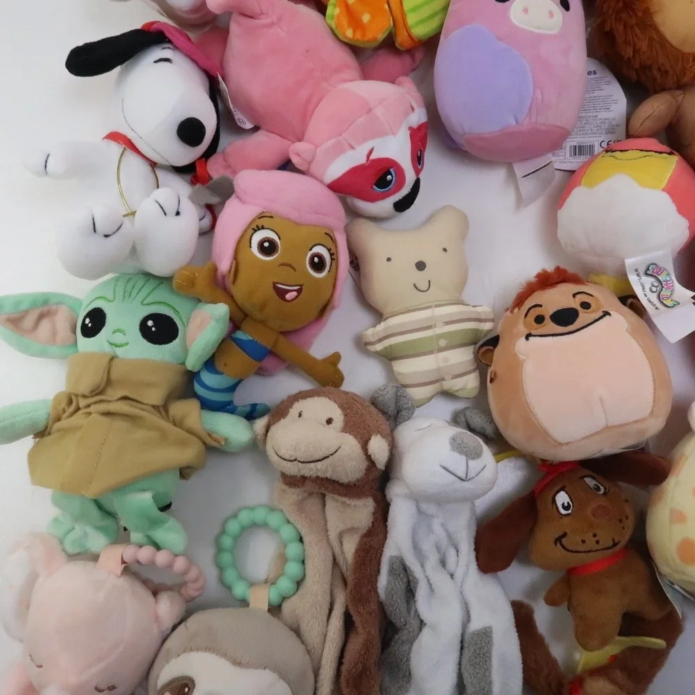 Mixed Lot Plush‎ Toy Collection Squishmallow Douglas Disney Kellytoy Small 40+